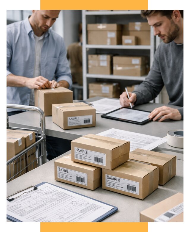 Доставка образцов и малых партий от 7634 р., СетСервис-Влс