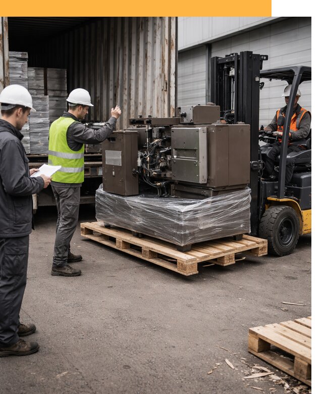 Доставка промышленного оборудования из Европы от 45806