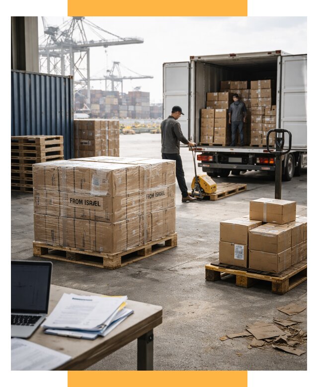 Доставка грузов из Израиля от 15269 р., логистика от СетСервис-Влс