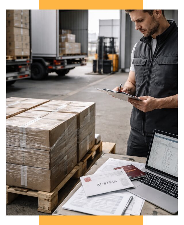Доставка в Австрию от 66164 р. Логистика и экспорт СетСервис-Влс