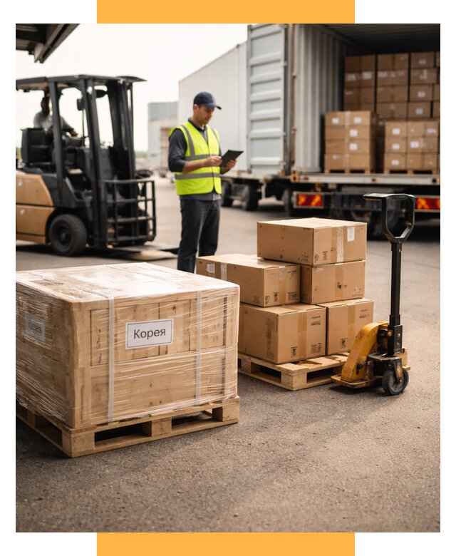 Доставка грузов в Корею из России от 35627 р. | СетСервис-Влс