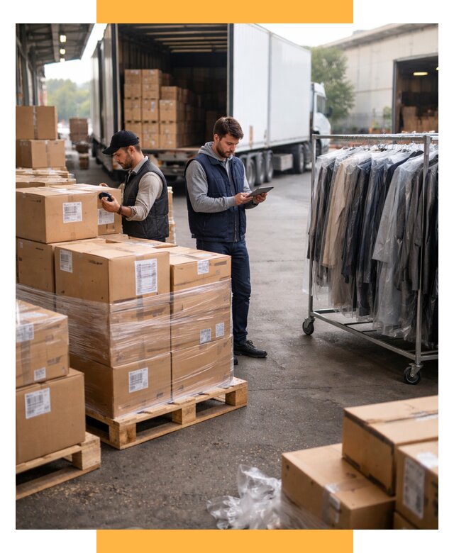 Перевозка и доставка одежды из Китая от 7634 р., СетСервис-Влс