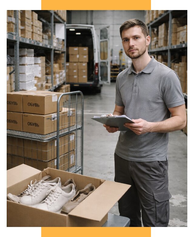 Доставка обуви из Китая и Турции от 4581 р. СетСервис-Влс