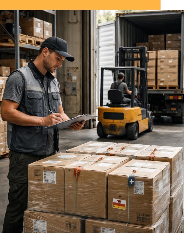 Реэкспорт товаров с таможенным оформлением и доставкой от 12215