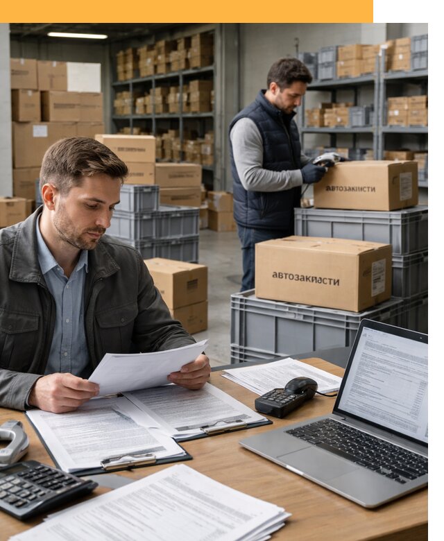 Таможенное оформление автозапчастей по выгодным тарифам от 8652